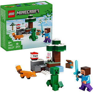 LEGO® Minecraft® 21583 Steve a dobrodružství v tajze