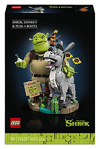 LEGO® Shrek 72423 Shrek, Oslík a Kocour v botách