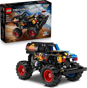 LEGO® Technic 42219 Monster Jam™ Grave Digger™ Oheň a led