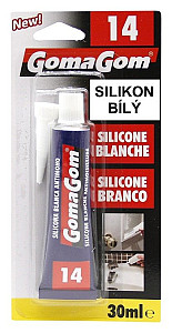 Lepidlo 14 silikon bílý