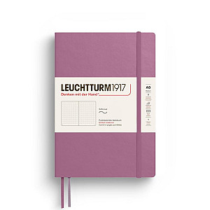 Leuchtturm1917 Zápisník Dusty Rose Softcover A5 tečkovaný