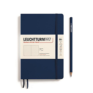 Leuchtturm1917 Zápisník Navy Softcover B6+ tečkovaný
