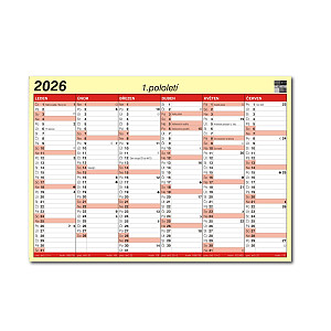 Lístkový kalendář 2026, A4