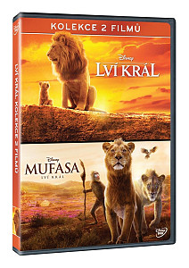 Lví král (2019) + Mufasa: Lví král kolekce 2 filmů 2DVD