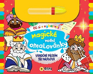 Magické vodní omalovánky Vánoční příběh Tři králové