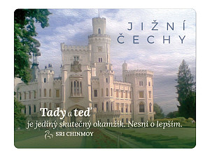 Magnet na lednici Jižní Čechy 