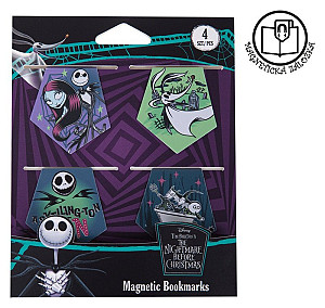 Magnetická záložka Tim Burton 2, 4 ks