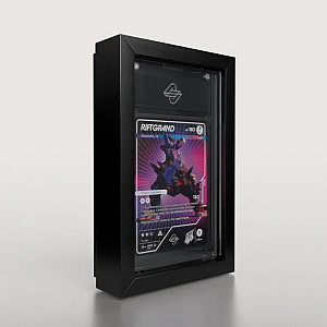 Magnetický rámeček na kartu:  Mag frame one -Černý 84 x 138 x 8 mm