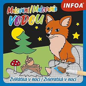 Malování / Ma?ovanie vodou - Zvířátka v noci