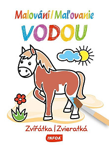 Malování vodou / Maľovanie vodou - Zvířátka / Zvieratká
