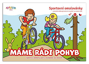 Máme rádi pohyb - Sportovní omalovánky A5
