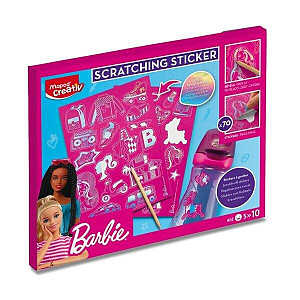 Maped Kreativní sada Scratching Stickers Barbie