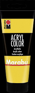 Marabu Acryl Color akrylová barva - středně žlutá 100 ml