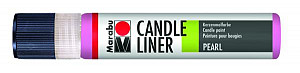 Marabu Candle Liner na svíčky - růžový 25 ml