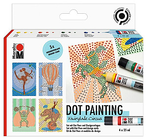 Marabu Dot Pen Sada Fairytale Circus