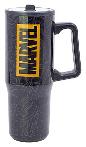 Marvel Termohrnek s brčkem a uchem 920ml