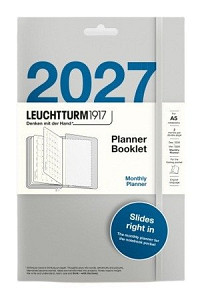 Měsíční plánovač Booklet 2027, Medium A5, anglicky