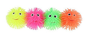 Míček chlupatý antistresový - mix barev