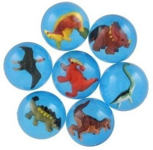 Míček/hopík s dinosaurem - mix druhů