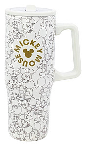 Mickey Mouse Termohrnek s brčkem a uchem 920ml