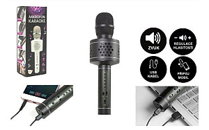 Mikrofon Karaoke Bluetooth/černý