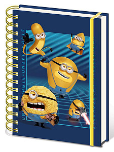 Mimoni Zápisník kroužkový A5