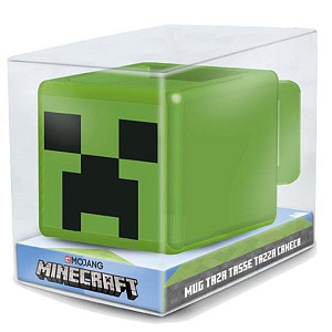 Minecraft Hrnek 3D - Creeper 440 ml
