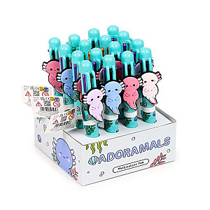 Minecraft Vícebarevná propiska (6 barev) Adoramals - Axolotl Maddie