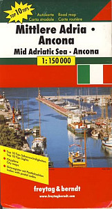 Mittlere Adria, Ancona 1:150/Střední Jadran,Ancona  1:150 000/automapa