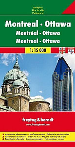Montreal, Ottawa 1:15T/plán města