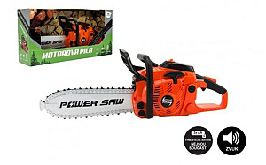 Motorová pila na baterie se zvukem