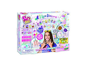 Nalepovací nehty - Jednorožec