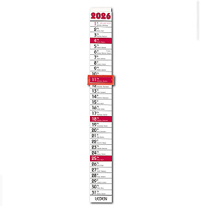 Nástěnný kalendář 2026 vázanka, úzká