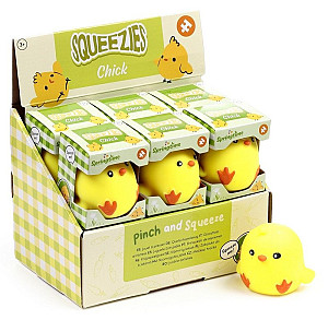 Natahovací hračka Squeezy - Jaro, Králík, Kuřátko (mix)