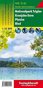 WK 5141 Triglavský národní park, Kranjska Gora, Planica, Bled 1:35 000 / turistická mapa