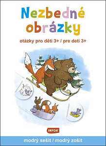 Nezbedné obrázky (otázky pro děti 3+ / otázky pre deti 3+) - modrý sešit / modrý zošit