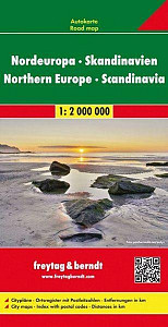 Nordeuropa - Skandinavien/Skandinávie,Severní Evropa 1:2M/automapa