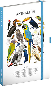Notes Animalium - Ptáci, linkovaný, 13 x 21 cm