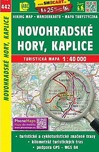 SC 442 Novohradské hory, Kaplice 1:40 000