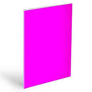 Obal na sešity A4 NEON růžový, 180mic