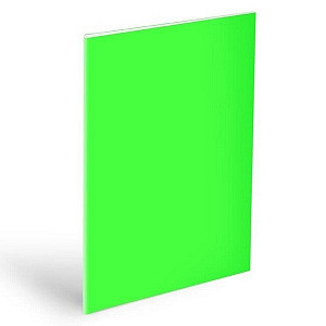 Obal na sešity A5 NEON zelený, 180mic