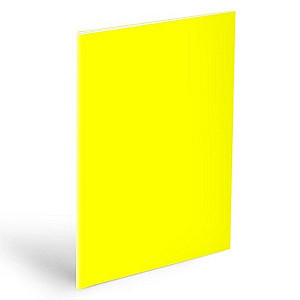Obal na sešity A5 NEON žlutý, 180mic
