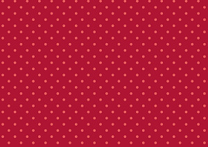 Obálka C6  barevná - červené puntíky