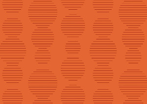 Obálka C6 barevná - oranžová pruhovaná kolečka