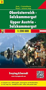 OE 2 Horní Rakousko Salzkammergut 1:200 000