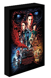 Obraz LED svítící 30x40 cm - Stranger Things