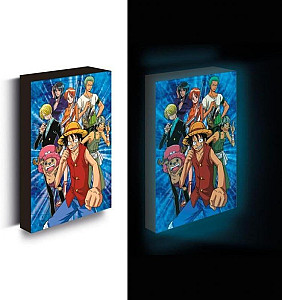 Obraz LED svítící One Piece, 30x40 cm