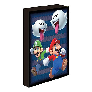 Obraz LED svítící Super Mario, 30x40 cm