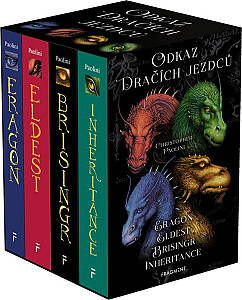 Odkaz Dračích jezdců – Eragon,Eldest,Brisingr,Inherit.(box)