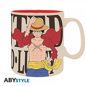 One Piece keramický hrnek 460 ml - Luffy & Wanted